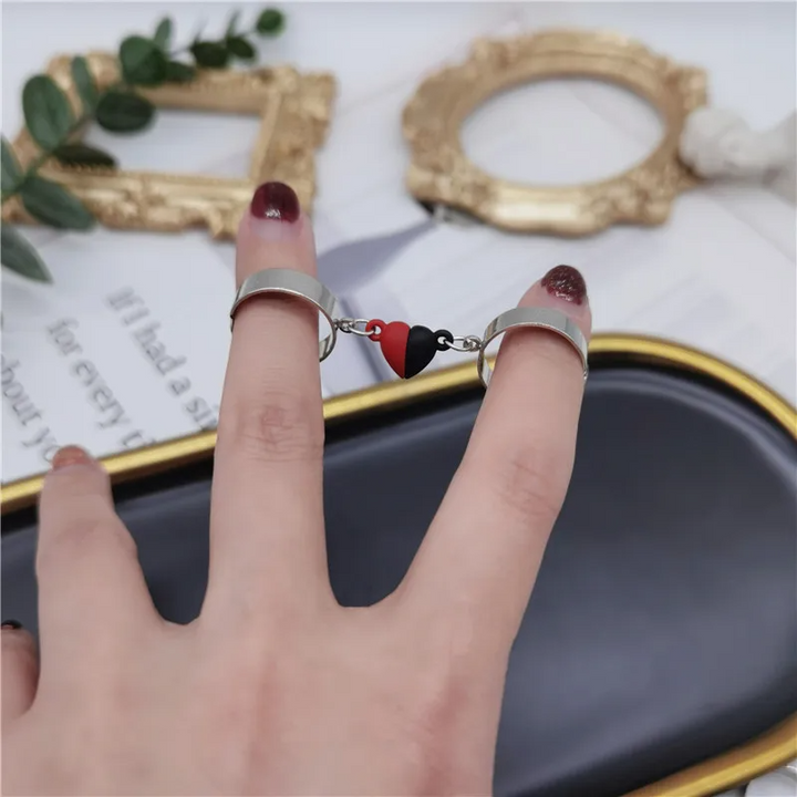 LYNN & CO | DuoHartje™ - Verbonden Ring Set