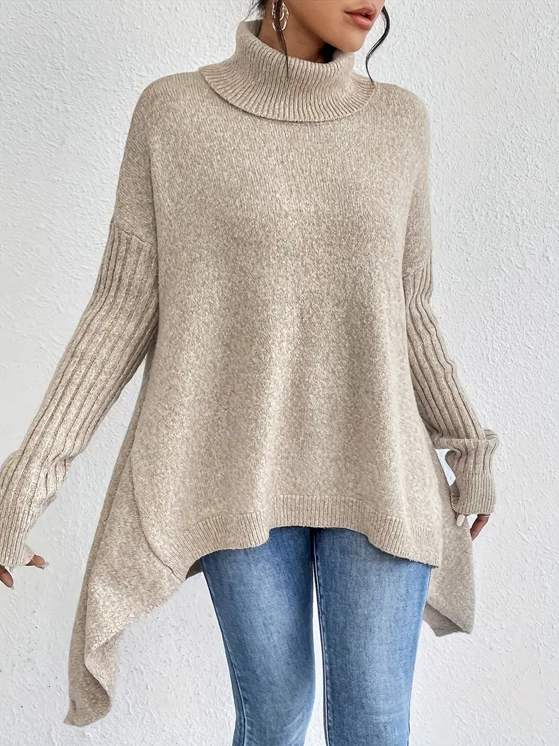 Kira™ |  Long Turtleneck Sweater