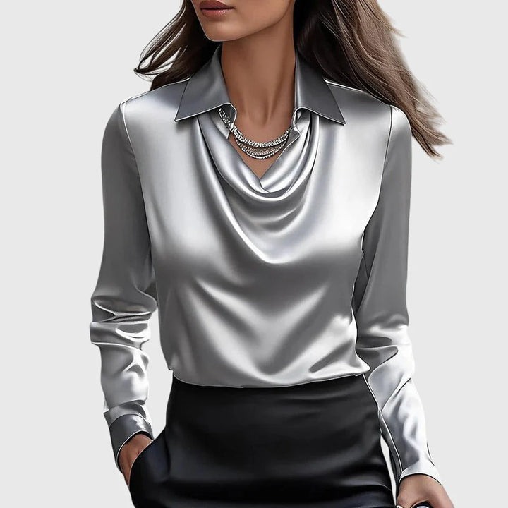 Sylith™ | Casual Satin Blouse