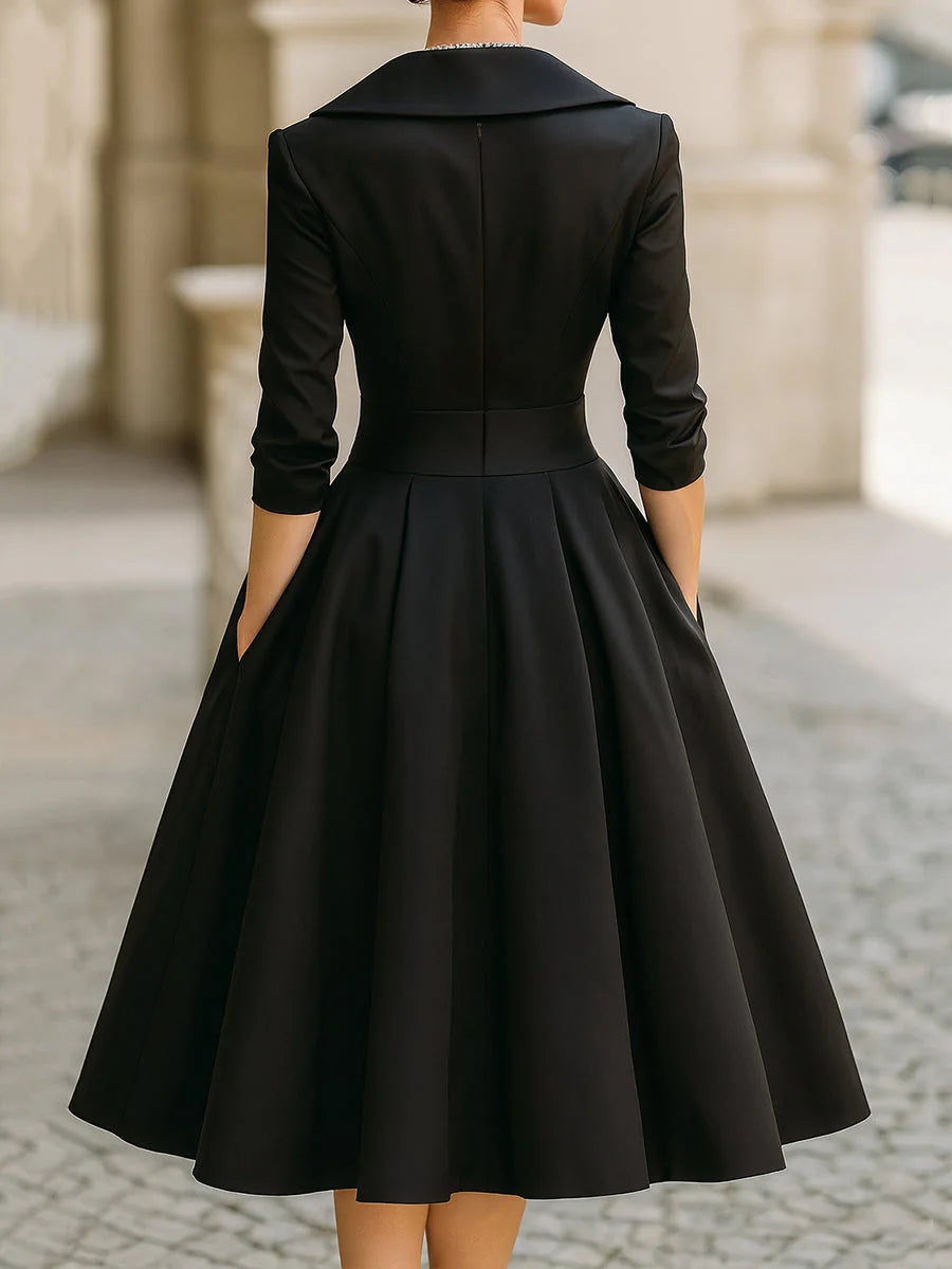 Ceryn™ | Satin Midi Dress