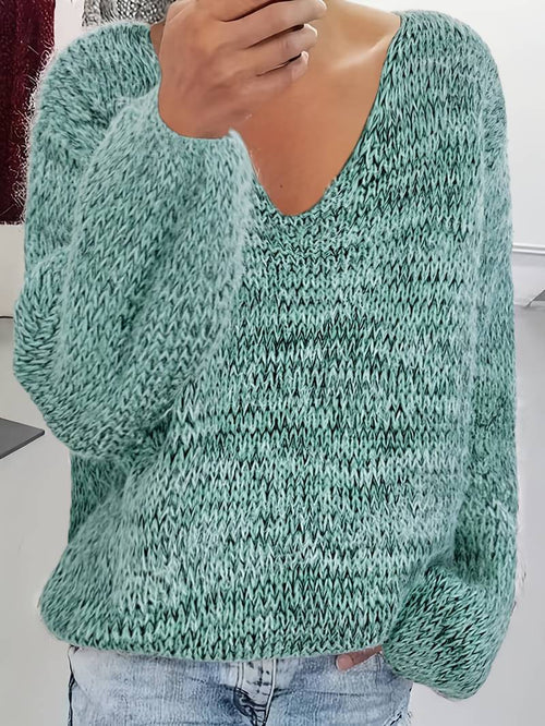 Verissa™ | Knitted  V-neck Sweater