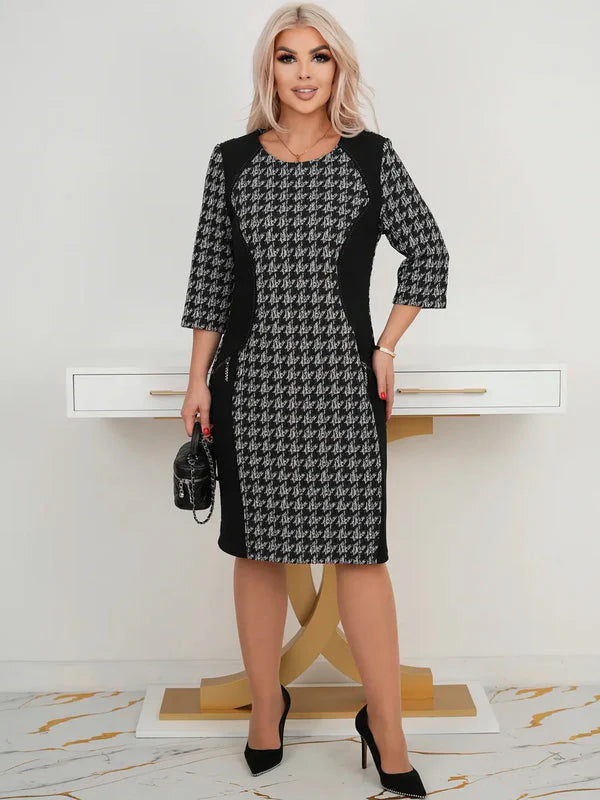 Calynne™ | Structured Midi Dress