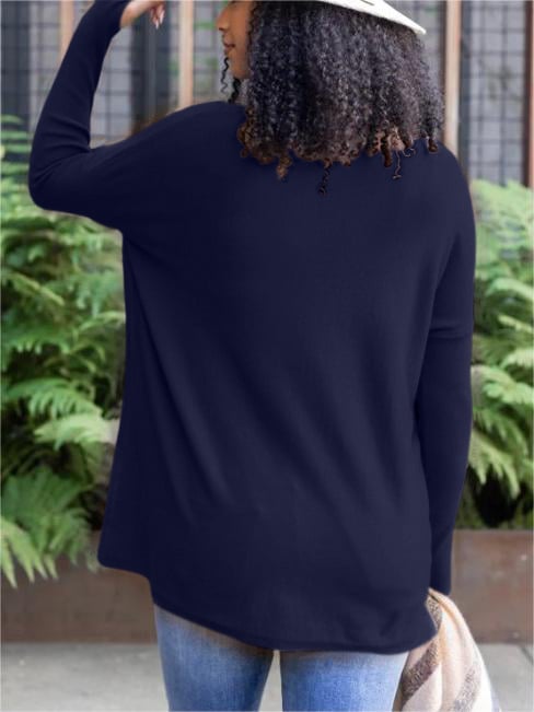 🎁Hot Sale 50% OFF⏳LONG SLEEVE THUMBHOLE SWEATER POCKET TUNIC