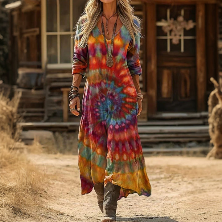 Elodie | Vintage-Inspired Long Sleeve Casual Dress