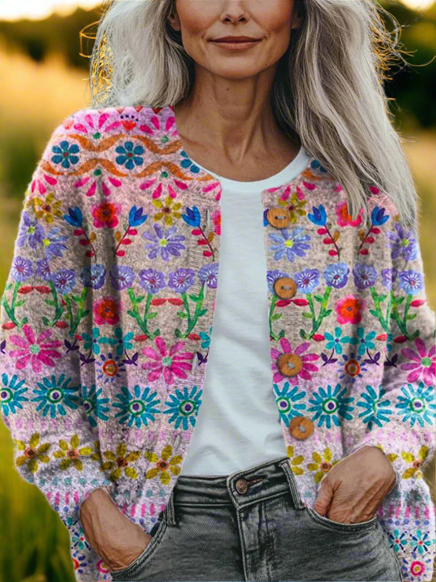 Heidi™ | Patchwork Cardigan