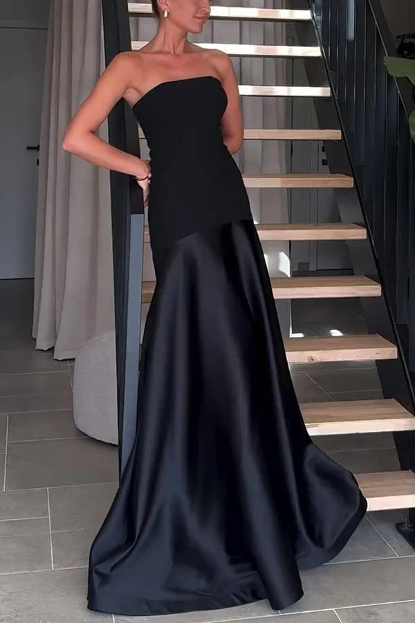 Nara™ | Satin Maxi Dress