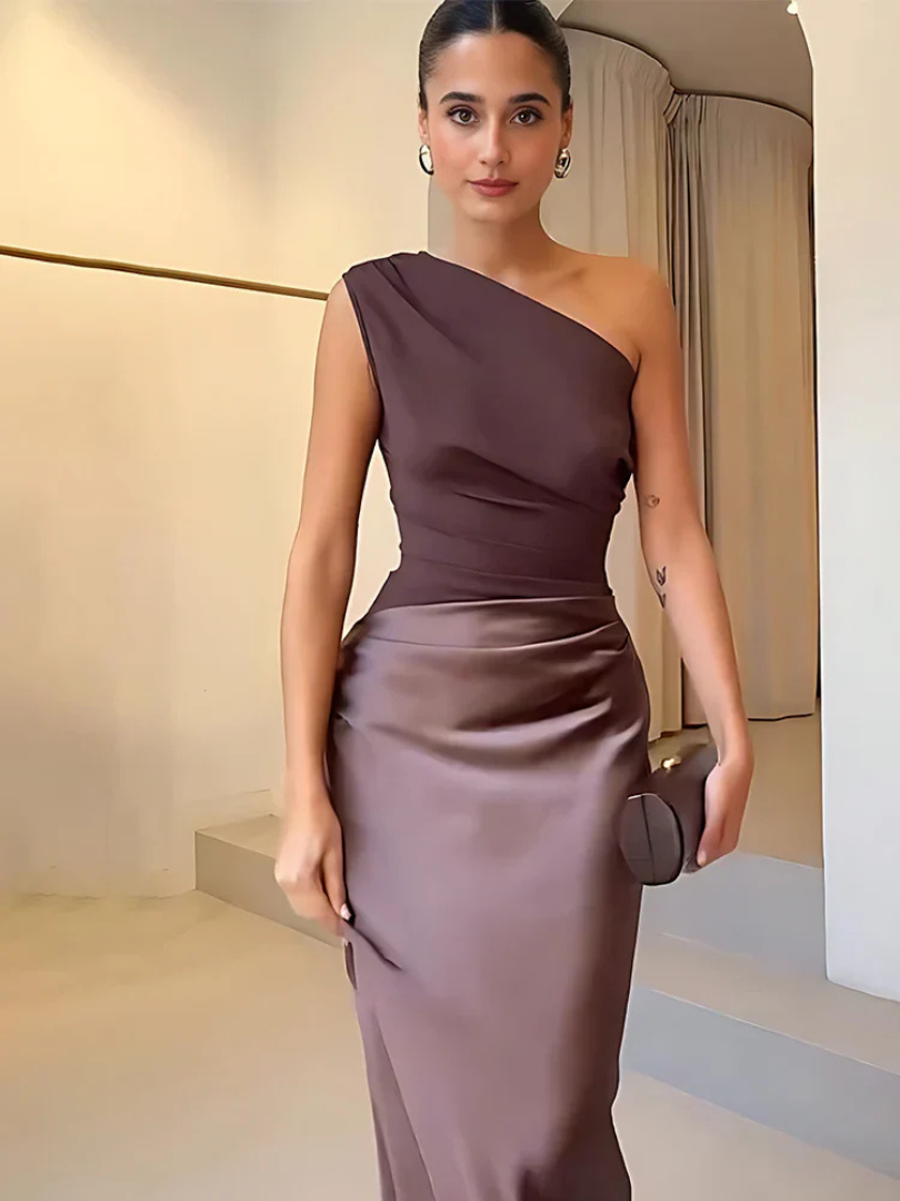 Isha™ | One Shoulder Maxi Dress