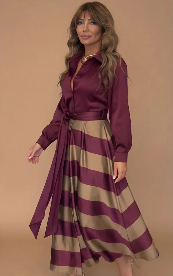 Sylmira™ | Flowy Waist-Tie Maxi Dress