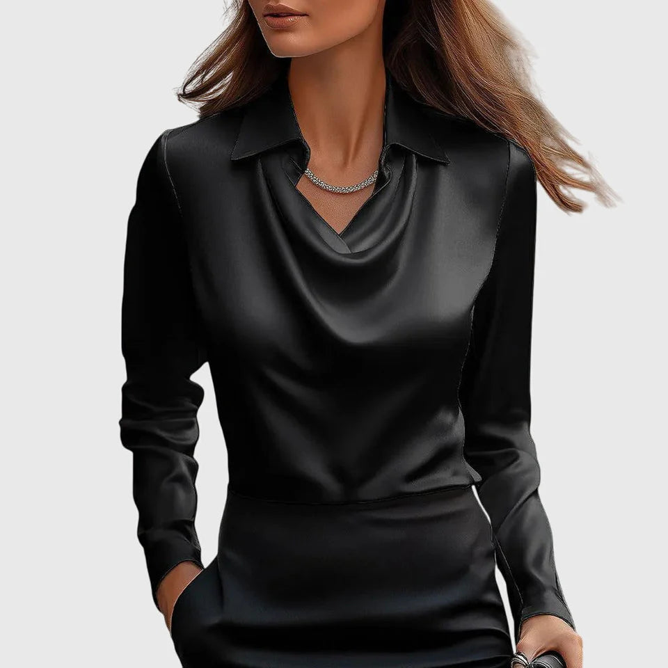 Sylith™ | Casual Satin Blouse