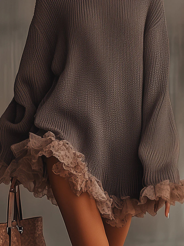 Arvienne™ | Ruffled Hem Mini Dress