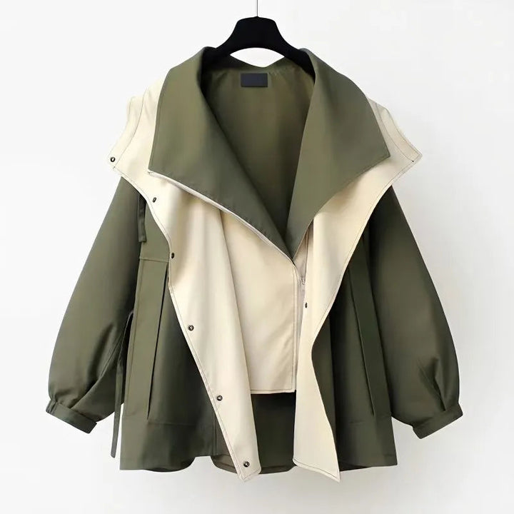 Adela™ | Two-Tone Oversized Jacket