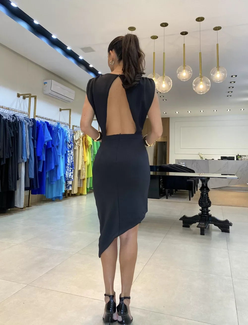 Oryvella™ | Elegant Structured Wrap Dress