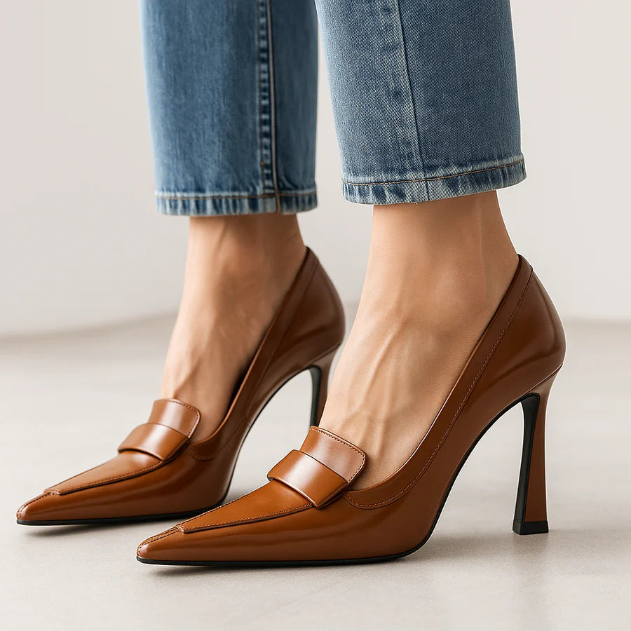  Marena™ | Classic Loafer Heels