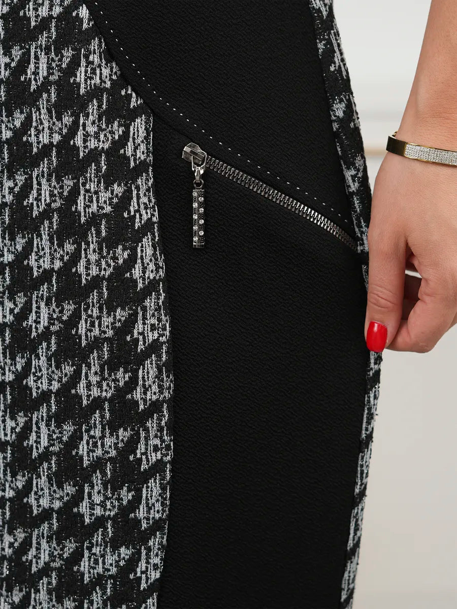 Calynne™ | Structured Midi Dress