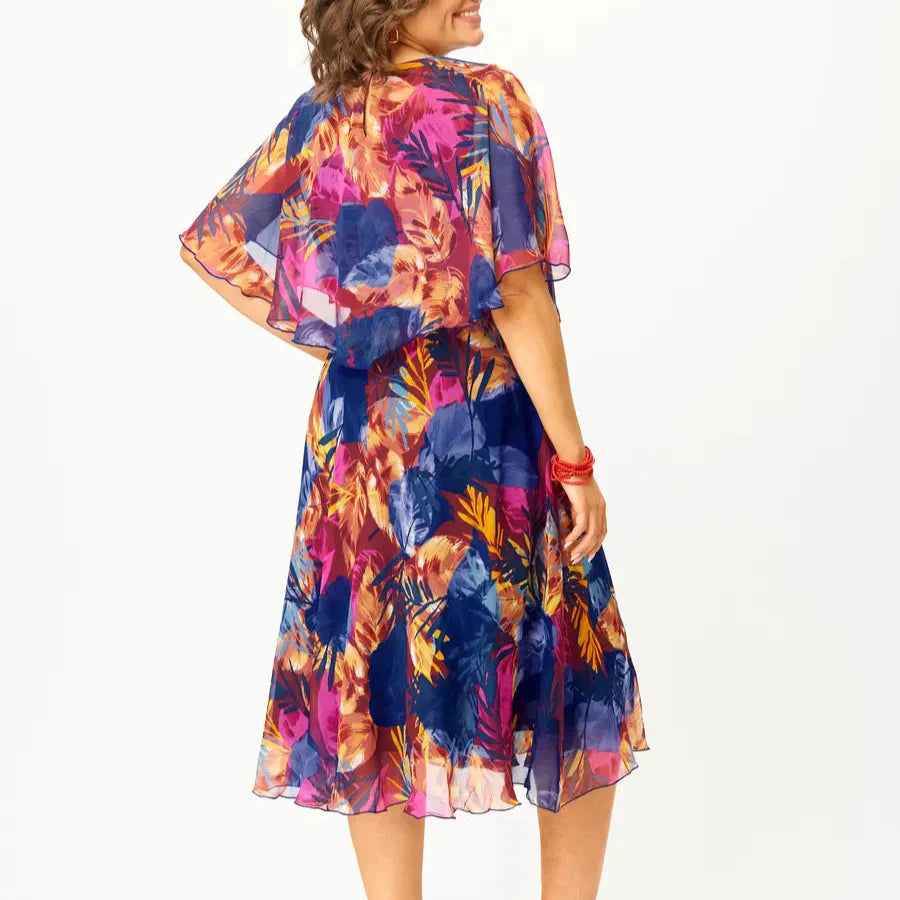 Tanya™ | Comfortable plus Size Chiffon Dress