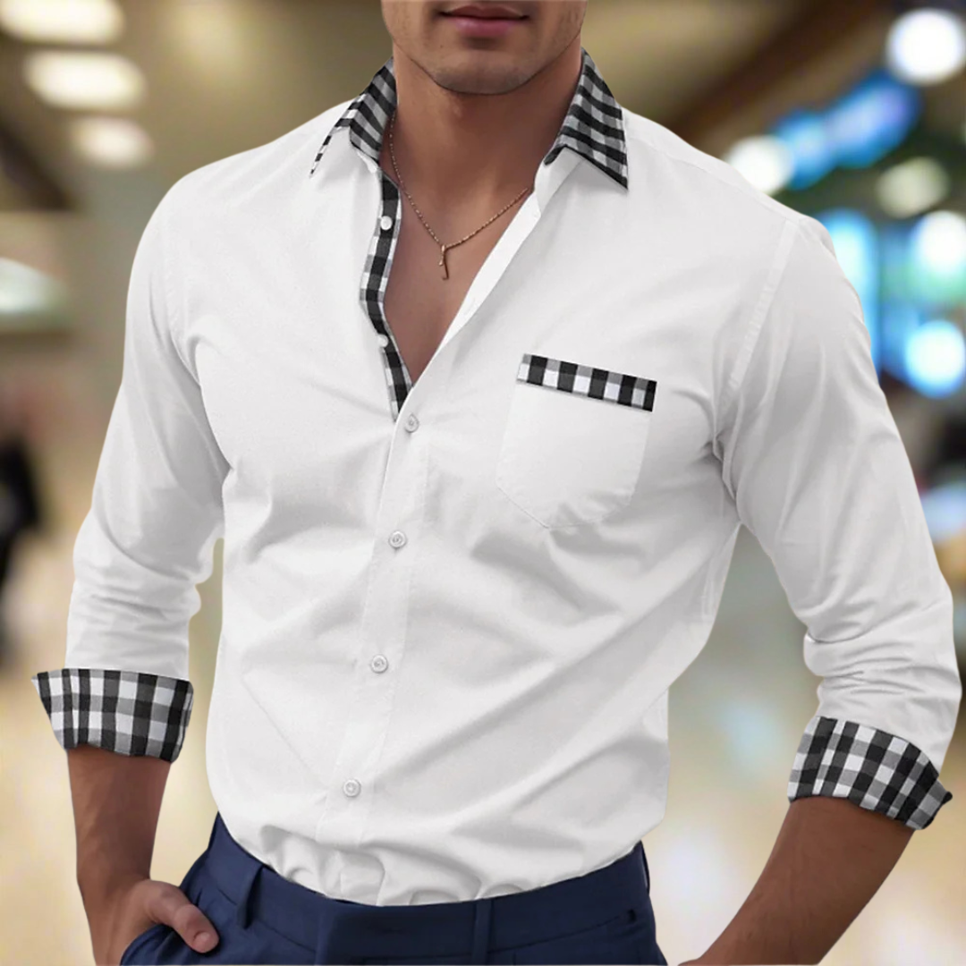 Accent™ | Modieus shirt met lange mouwen