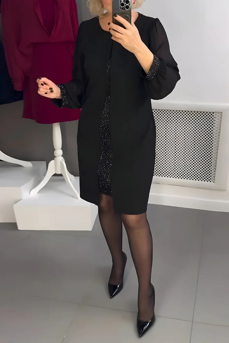 Celavyn™ | Stylish Sheer Sleeved Dress
