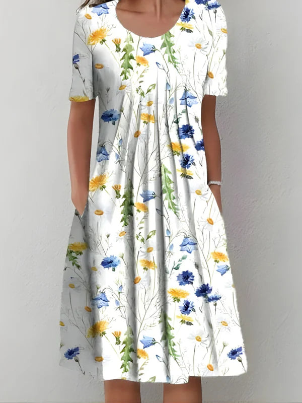 Rynessa™ | Elegant Floral Print Dress