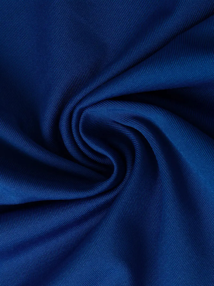 Faelan™ | Elegant Off-Shoulder Royal Blue Jumpsuit