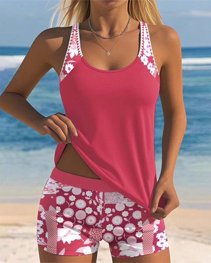 Alexis™ | Sporty Tankini Beach Set