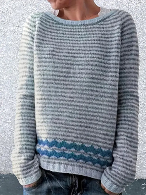 Elvonna™ | Striped Patterned Sweater