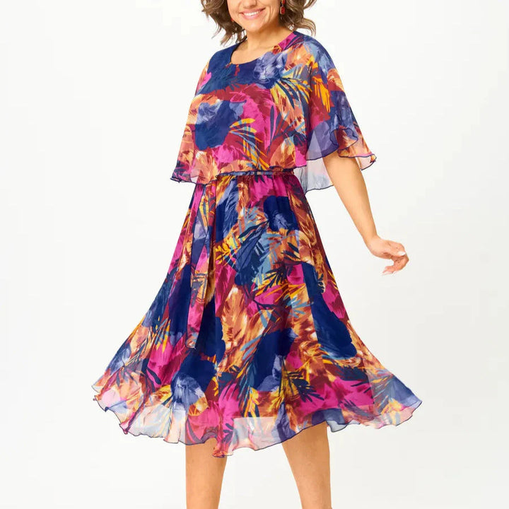 Tanya™ | Comfortable plus Size Chiffon Dress