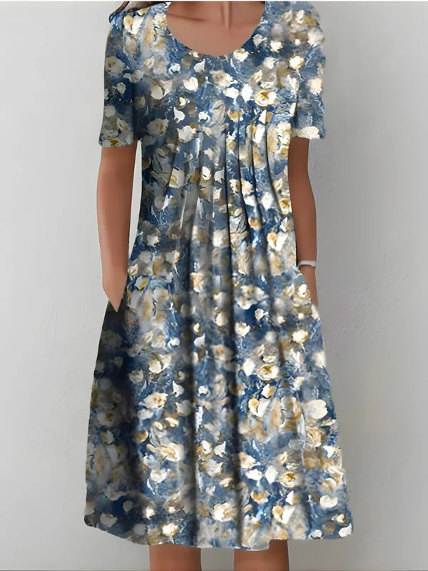 Rynessa™ | Elegant Floral Print Dress