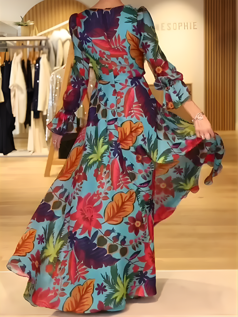 Saelene™ | V-neck Maxi Dress