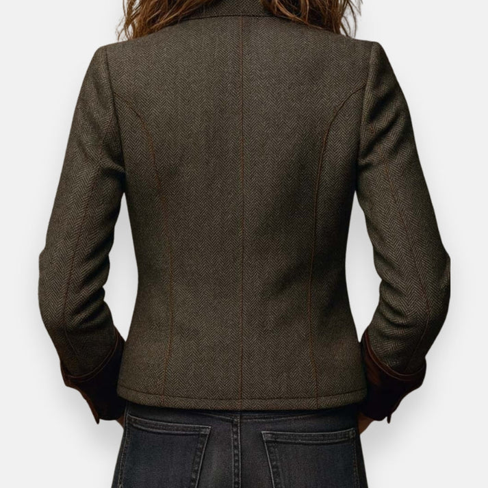 Florenne™ |  Tailored Button Front Jacket