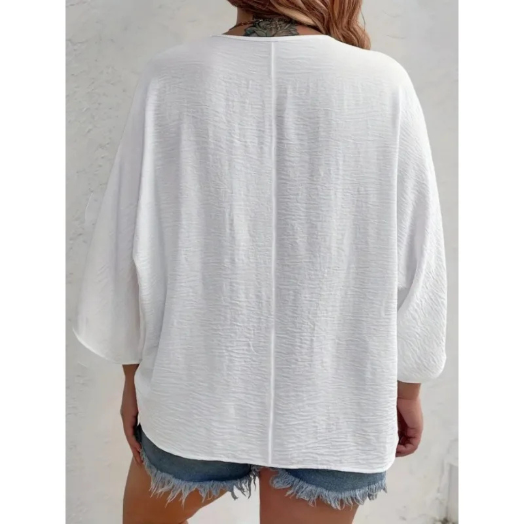 Dorothy™ | Elegant V-Neck Buttoned Top