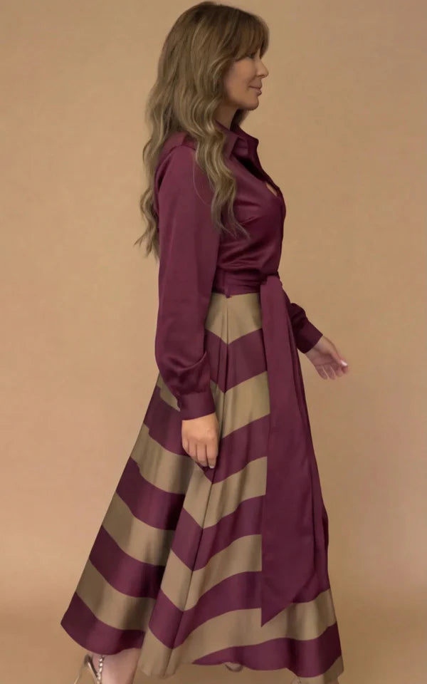 Sylmira™ | Flowy Waist-Tie Maxi Dress