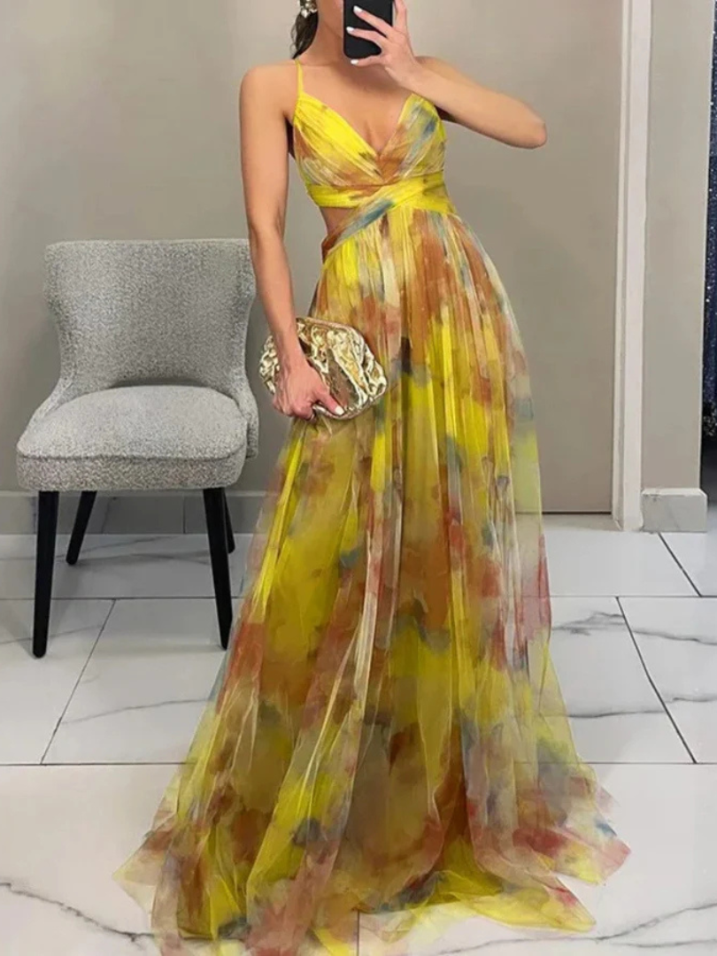 Wendy™ | Floral Elegance Maxi Dress