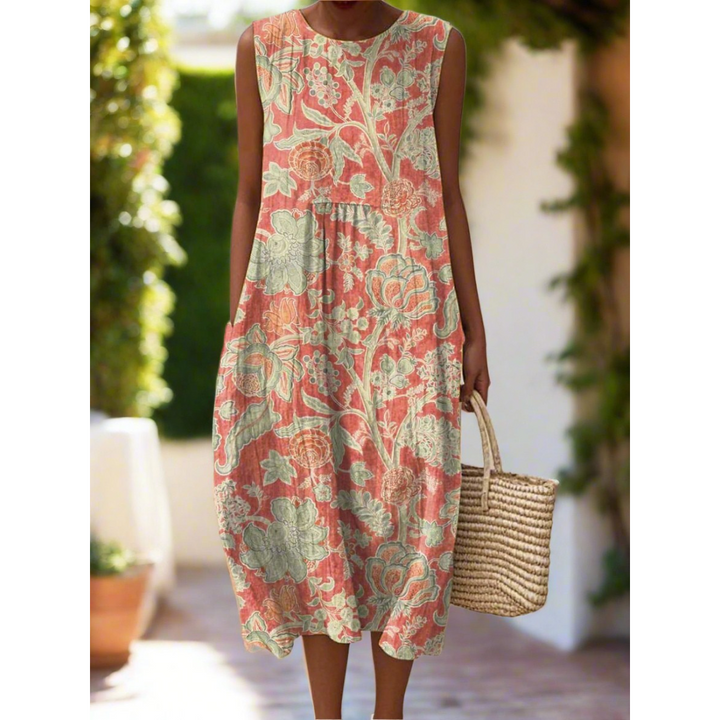 Nahal™ | Soft Garden Pocket Dress