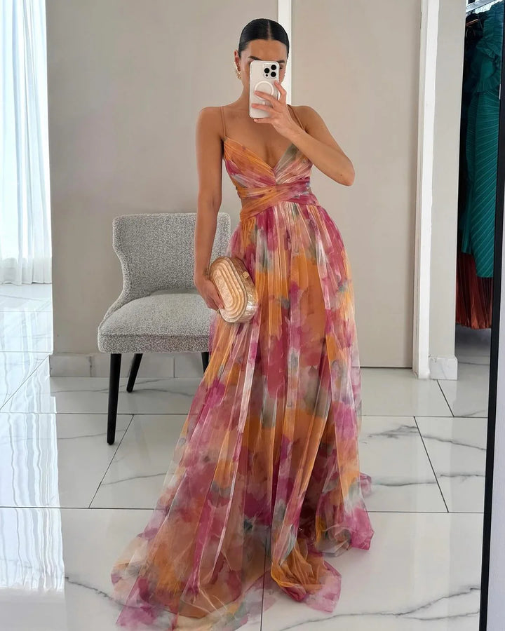 Jessira™ | Romantic Gradient Tulle Maxi Dress