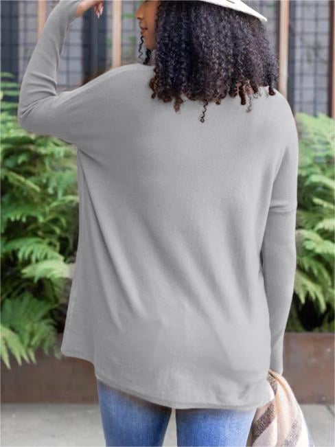 🎁Hot Sale 50% OFF⏳LONG SLEEVE THUMBHOLE SWEATER POCKET TUNIC