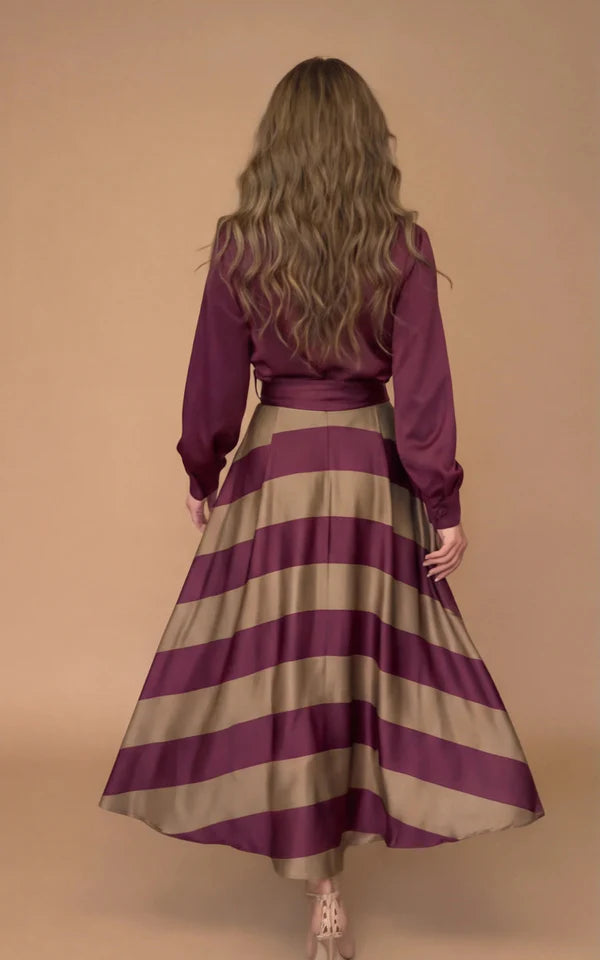 Sylmira™ | Flowy Waist-Tie Maxi Dress