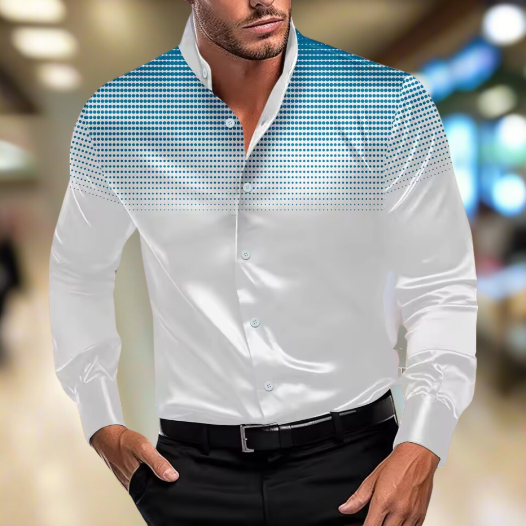 DotFade™ | Herenoverhemd met gradiëntprint