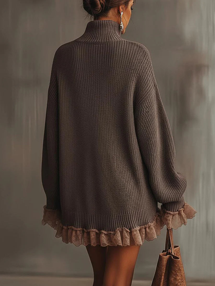 Arvienne™ | Ruffled Hem Mini Dress