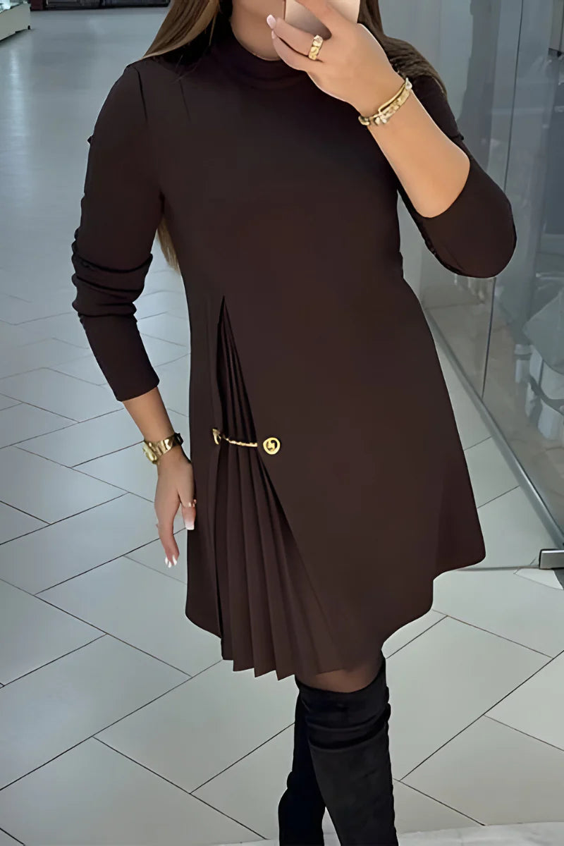 Elirya™ | Pleated Mini Dress