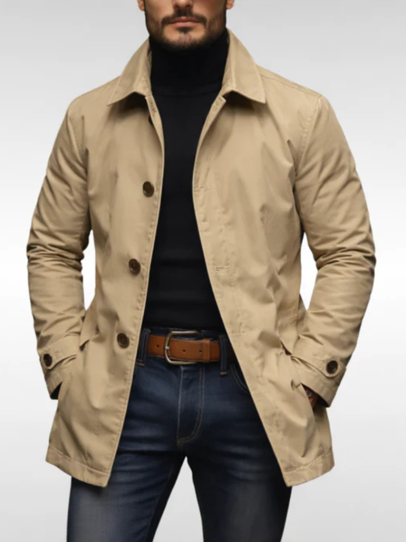 Prestford™ | Classic Button Coat
