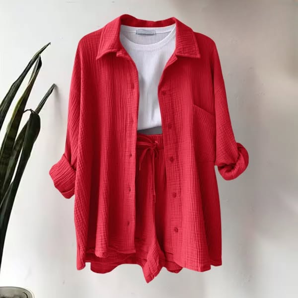 Virella™ | 2-Piece Blouse & Shorts Set