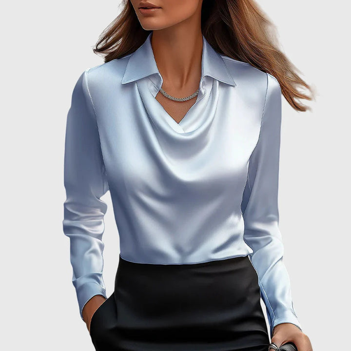 Sylith™ | Casual Satin Blouse