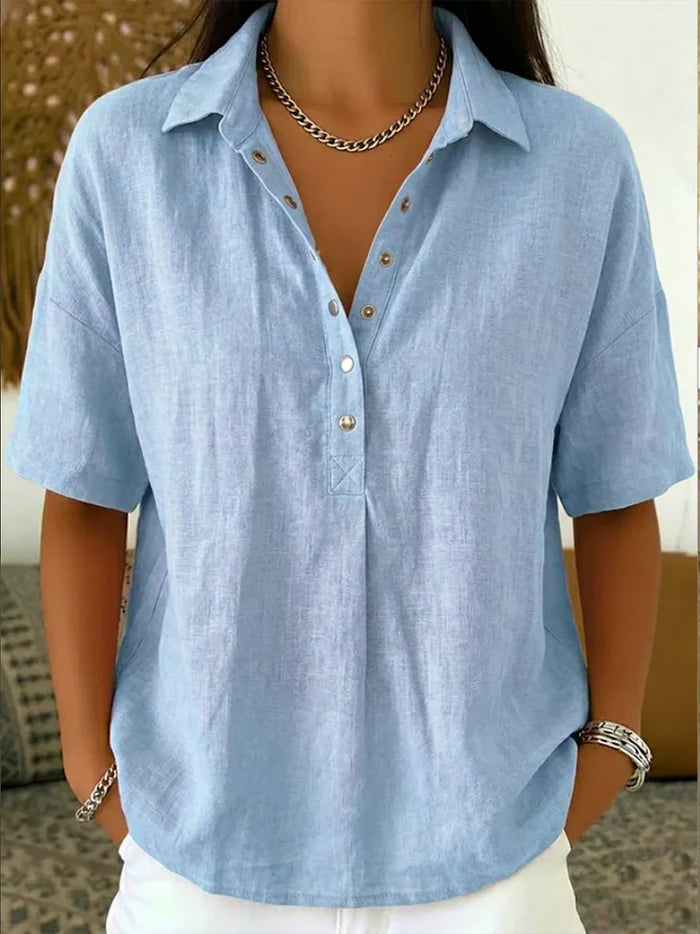 Telvoria™ | Elegant Casual Shirt Blouse
