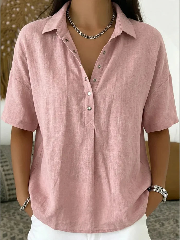 Telvoria™ | Elegant Casual Shirt Blouse