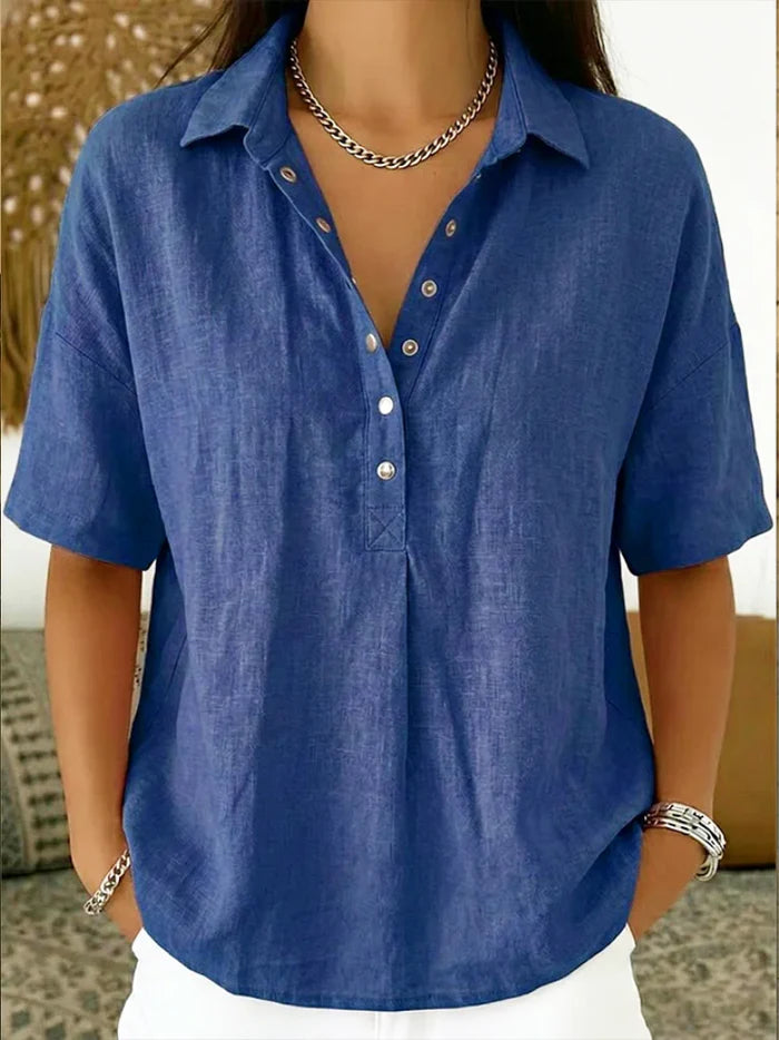 Telvoria™ | Elegant Casual Shirt Blouse