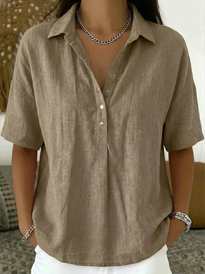Telvoria™ | Elegant Casual Shirt Blouse