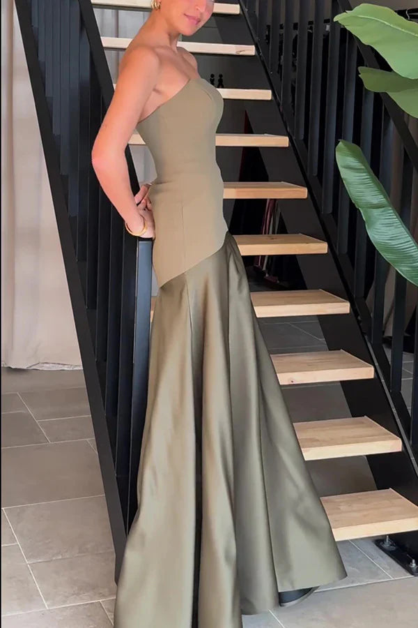 Nara™ | Satin Maxi Dress