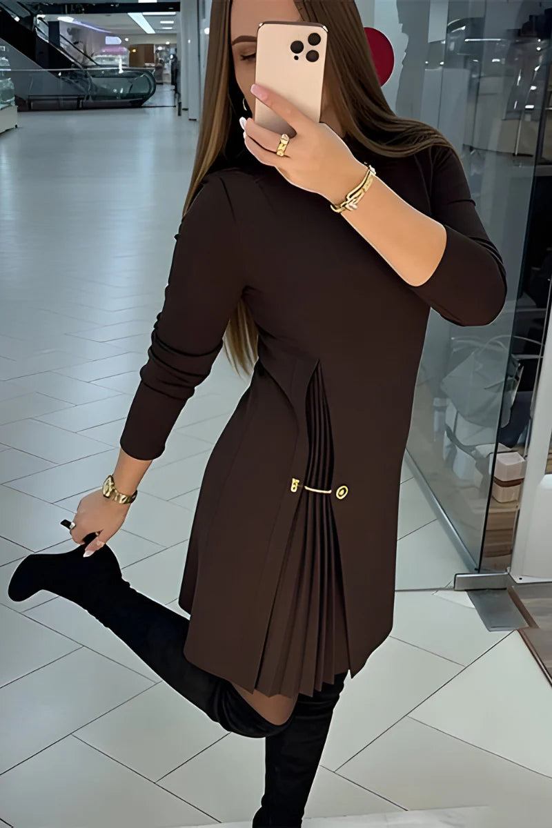 Elirya™ | Pleated Mini Dress