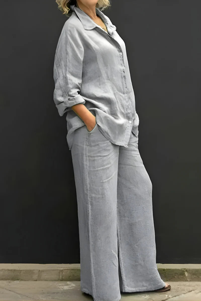 Relvoria™ | Relaxed Linen Two-Piece Set
