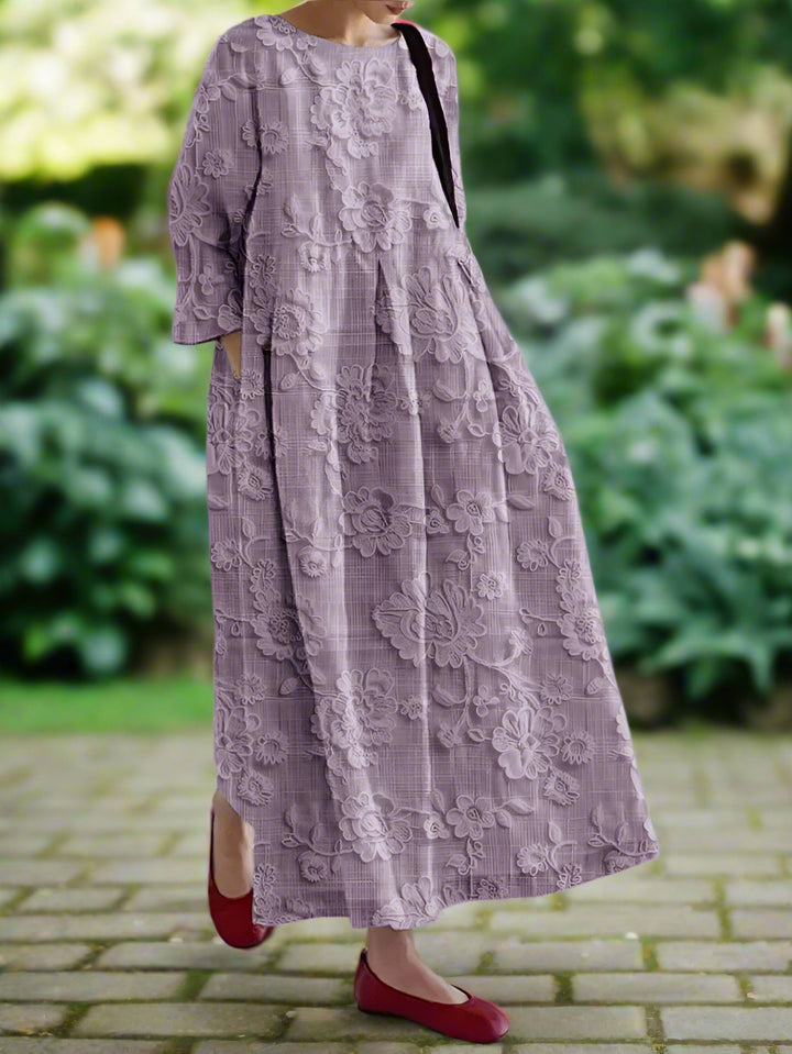 Briella™ | Flowy Floral Midi Dress